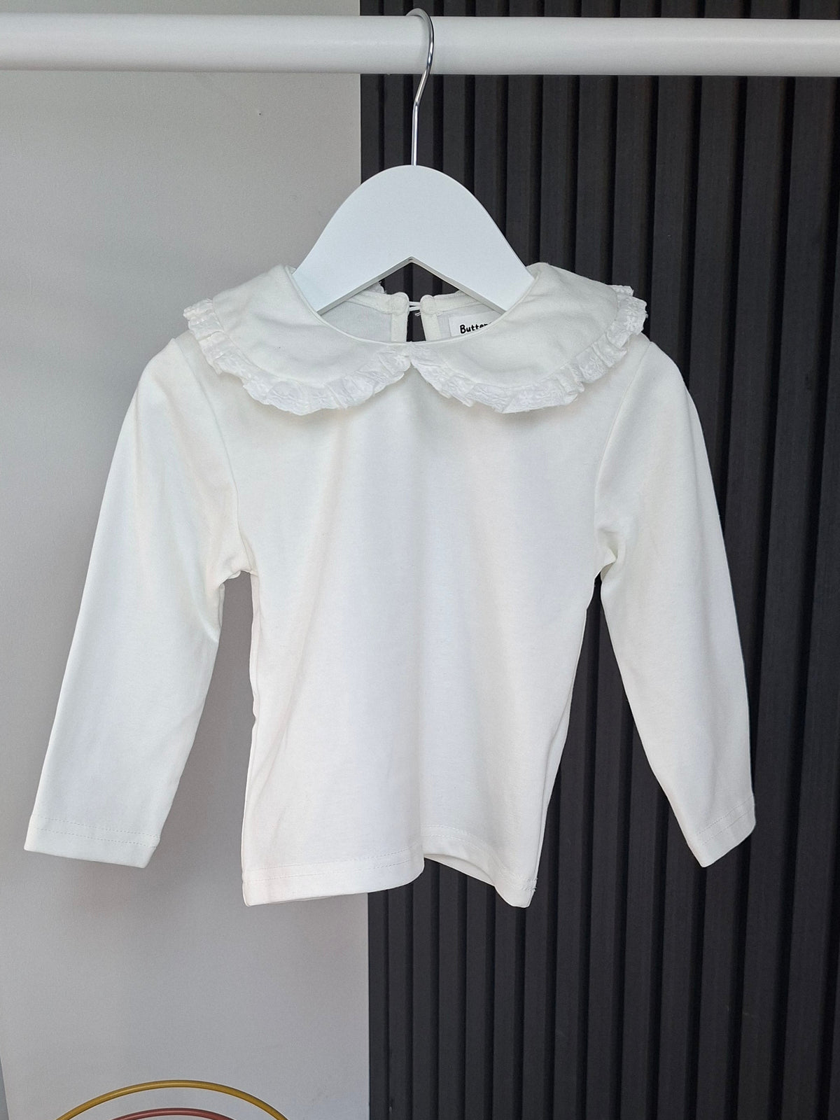 Collar Top - White