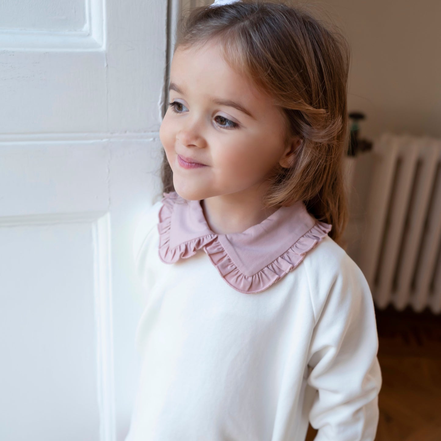 Cotton Sweatshirt - Ivory
