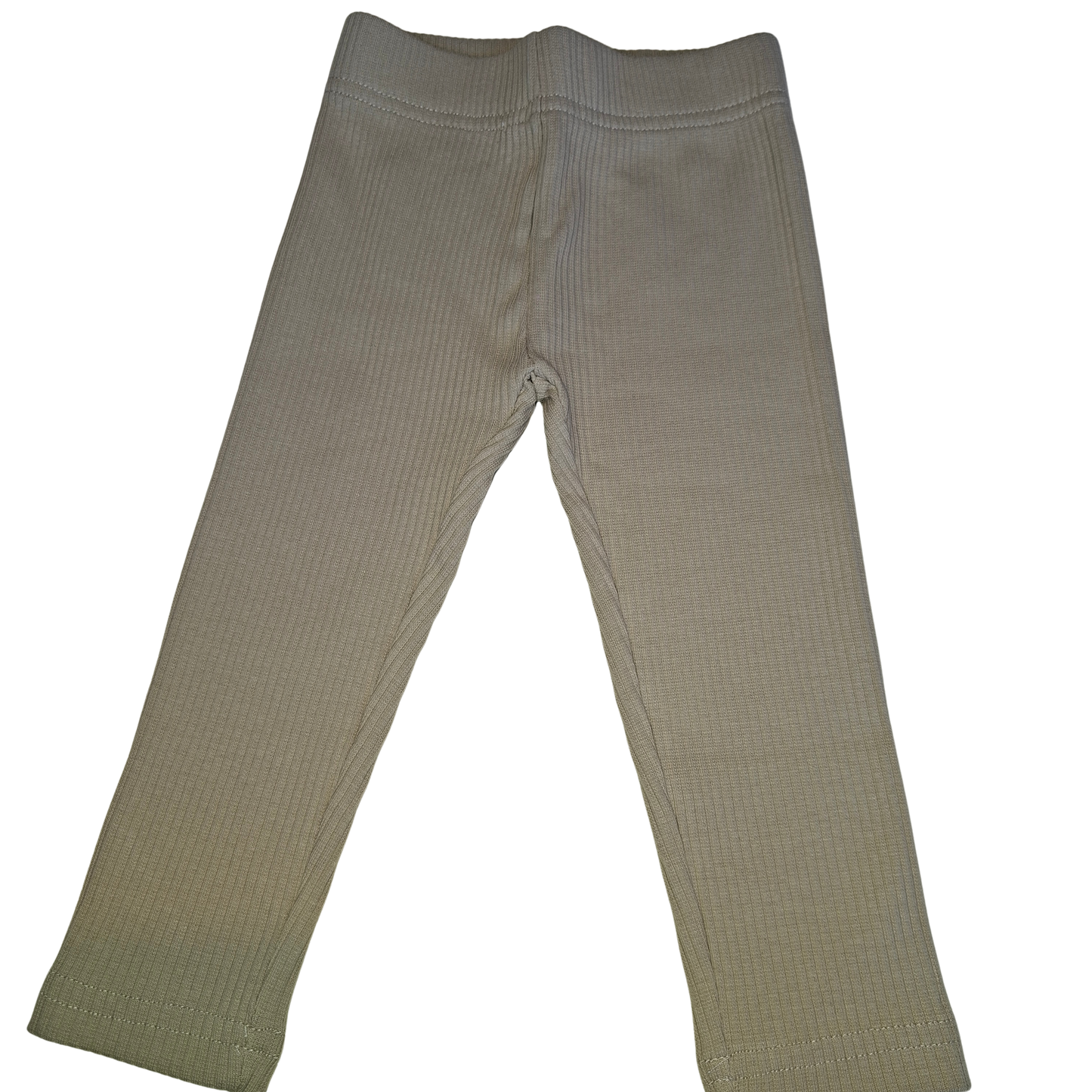 Ribbed Leggings - Light Beige