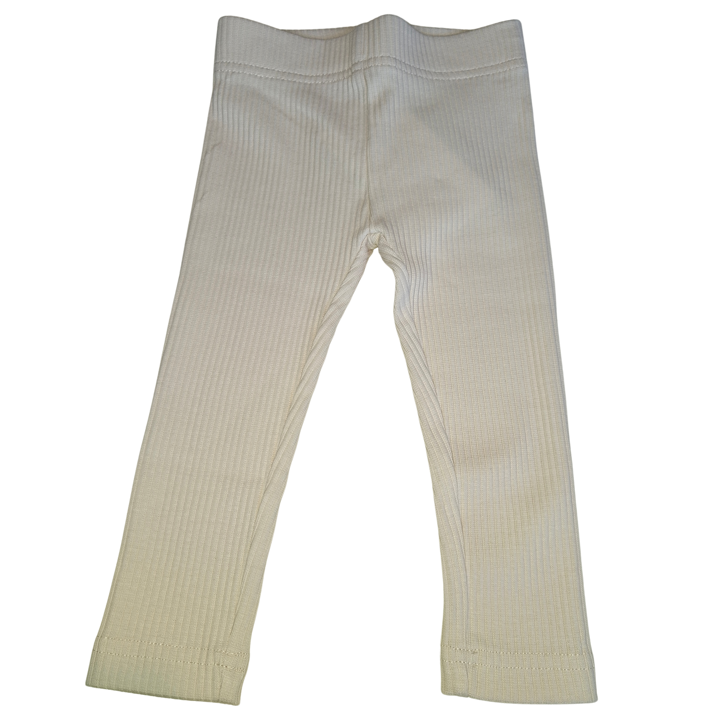 Ribbed Leggings - Cream