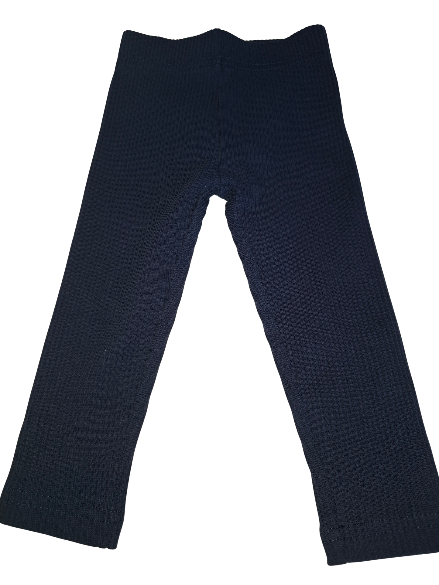 Ribbed Leggings - Navy
