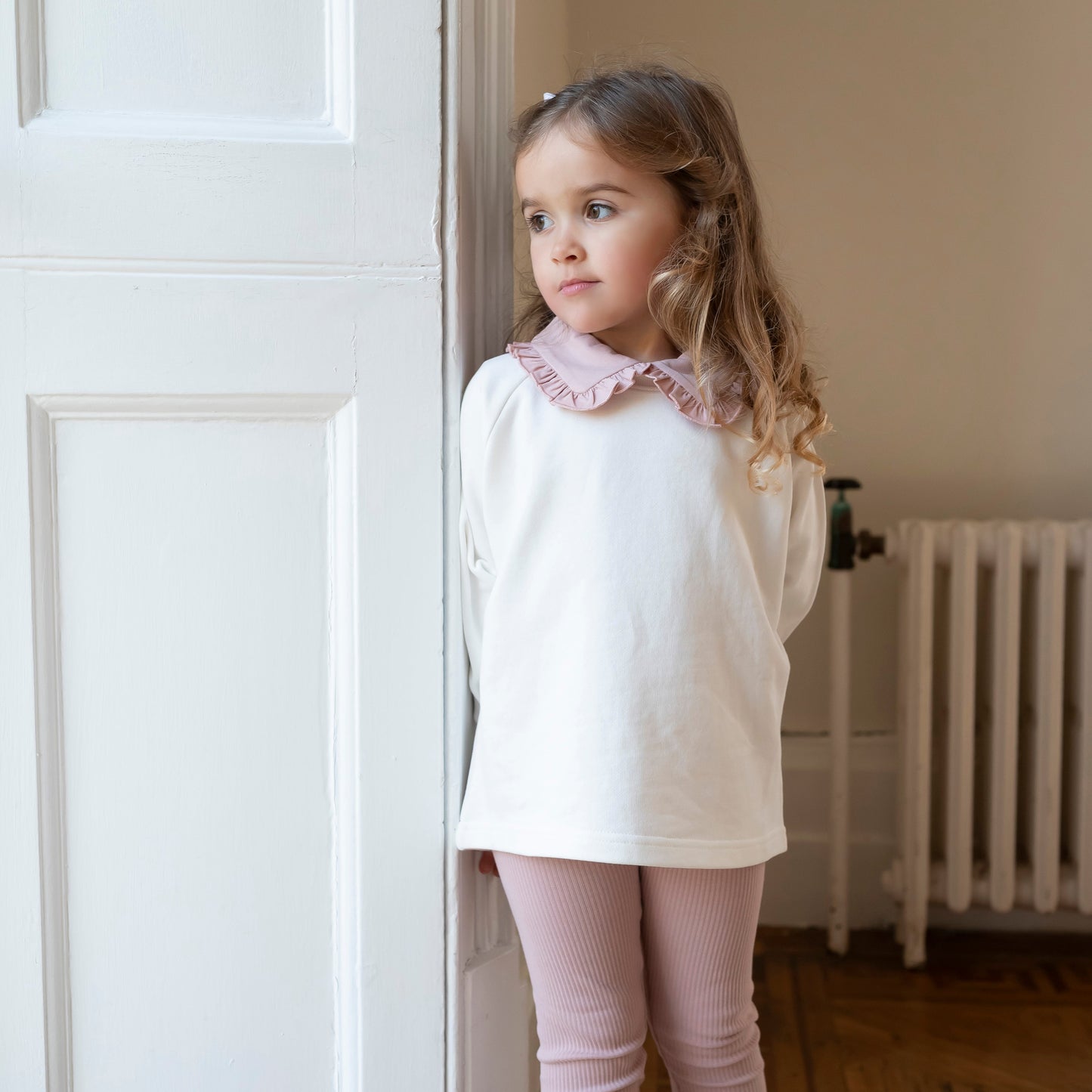 Cotton Sweatshirt - Ivory