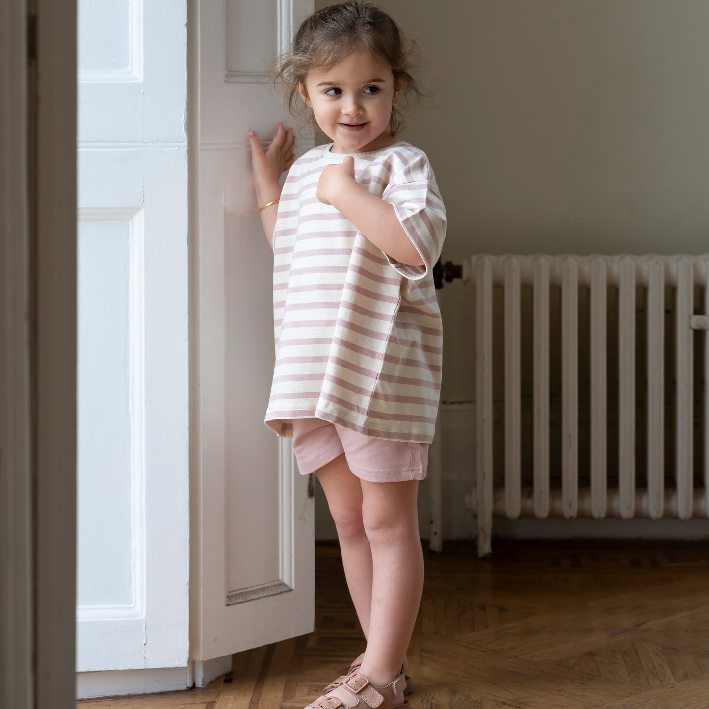 Summer Set - Dusky Pink Stripe